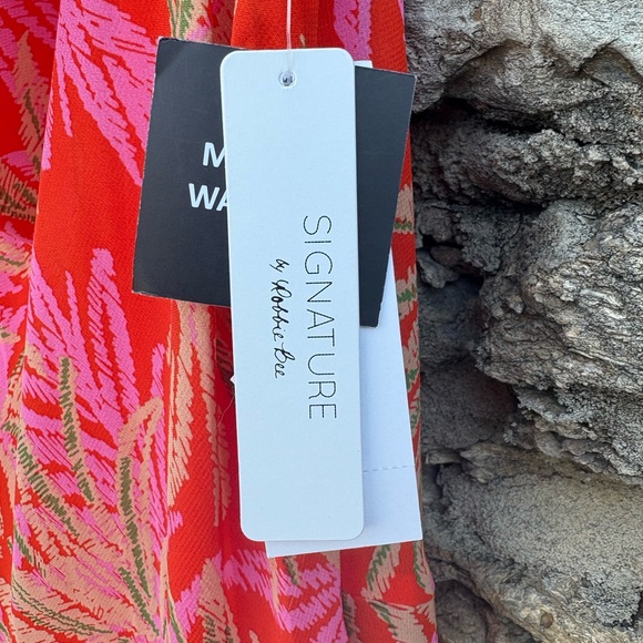 Signature by Robbie Bee Pink and Orange Sundress - Picture 5 of 7